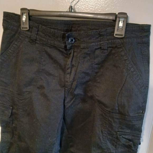 Faded Glory Black Capri Pants Sz 14 - Picture 5 of 14